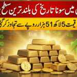 Big increase in the price of gold